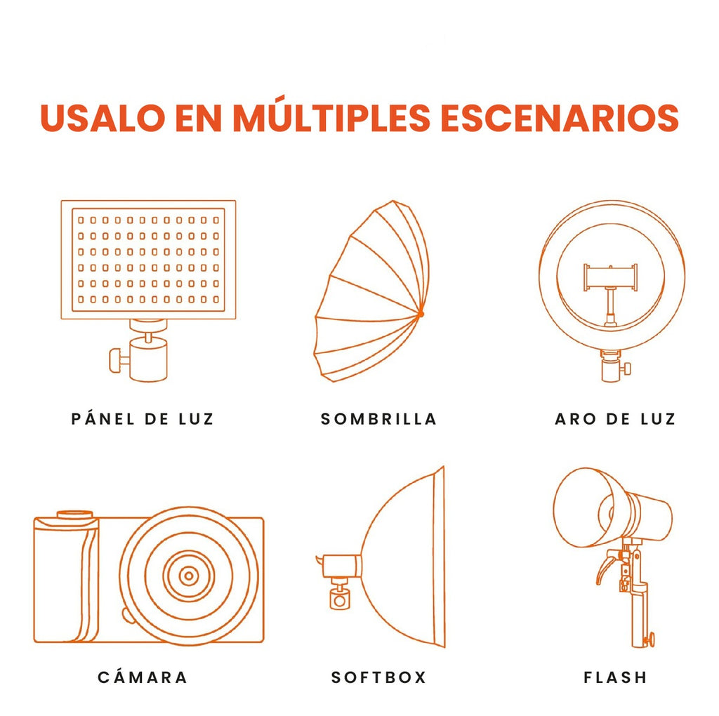 Tripode Universal Ajustable Hasta 2M Con Tornillo De 1/4 Metalico