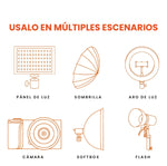Tripode Universal Ajustable Hasta 2M Con Tornillo De 1/4 Metalico
