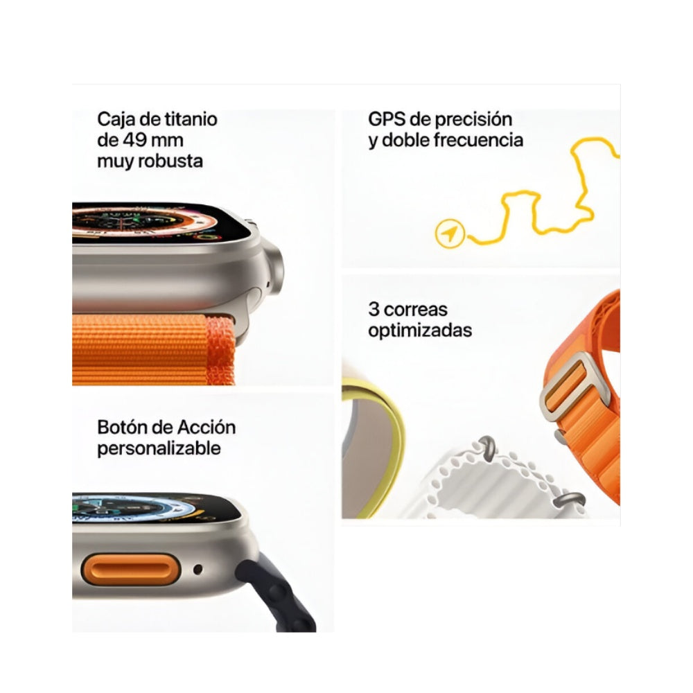 Combo Audifonos Airpods Max 1.1 White Y Smart Watch Ultra 3 Pulsos Replic