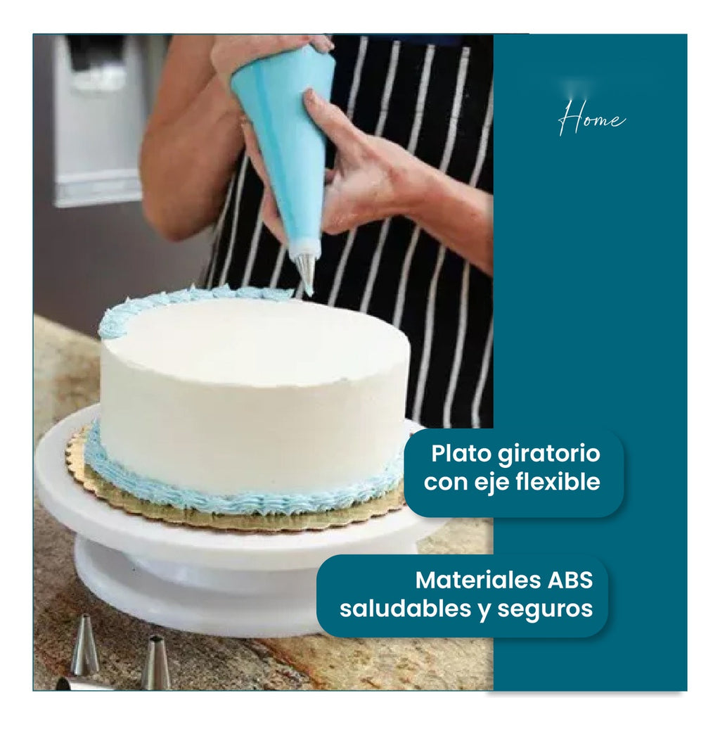 Base Giratoria Pasteleria Para Hacer Tortas Postres Inn Home