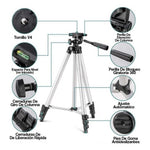 Tripode Con Soporte De Celular Y Control Bluetooth Portable
