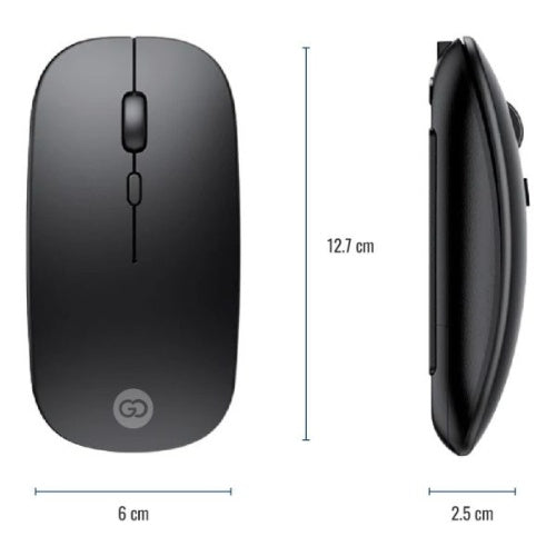 Mouse Innovall 2 En 1 Pc Bluetooth Receptor Usb Recargable
