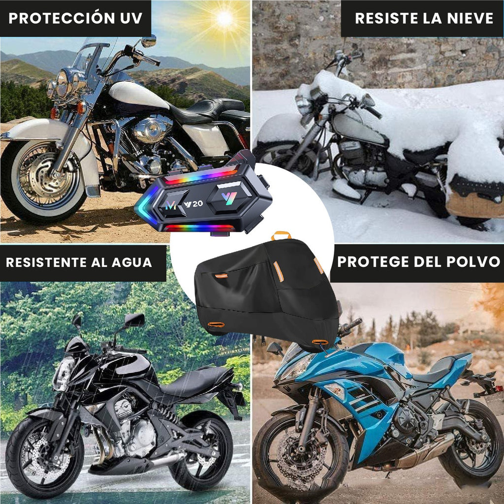 Intercomunicador Bluetooth Y20 Con Pijama Impermeable Para Moto Indispensables Para Moto