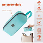 Combo Mochila Viajera + Organizador De Ropa Interior + Bolsa Para Zapatos Gris