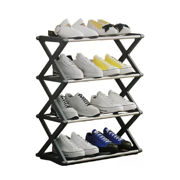 Organizador De Zapatos Para Hogar Armable Practico 4 Niveles