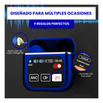 Audifonos Bluetooth Azul 5Ta Generacion Cancelacion Ruido Pantalla