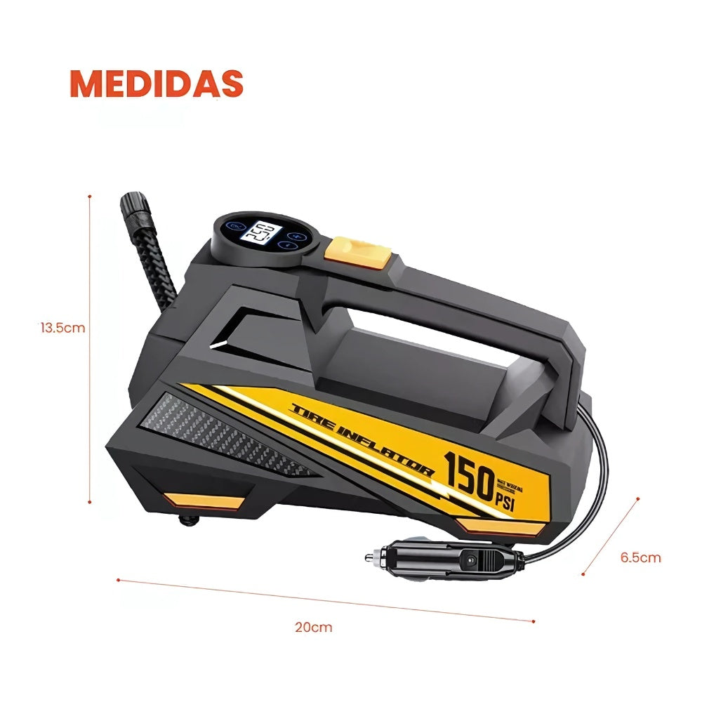 Combo Hidrolavadora Doble Bateria 48V Alta Presion + Compresor De Aire Portable Vehiculos 150Psi