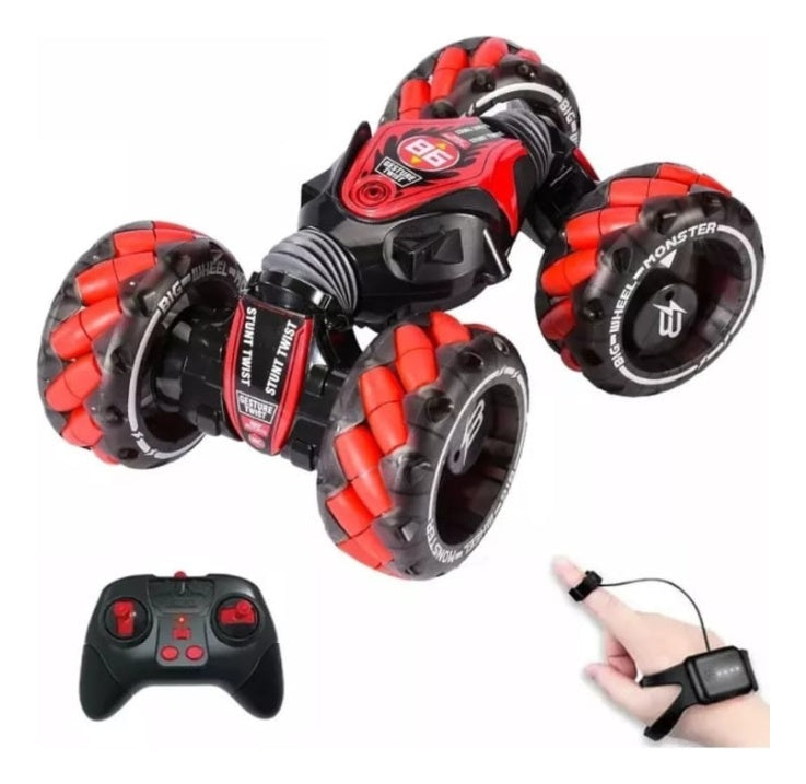 Carro Control Remoto 4X4 Sensor Manilla Juguete 2 Controles