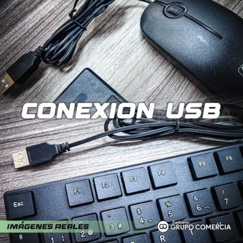 Teclado Para Computador Con Mouse De Cable Usb Wit Universal