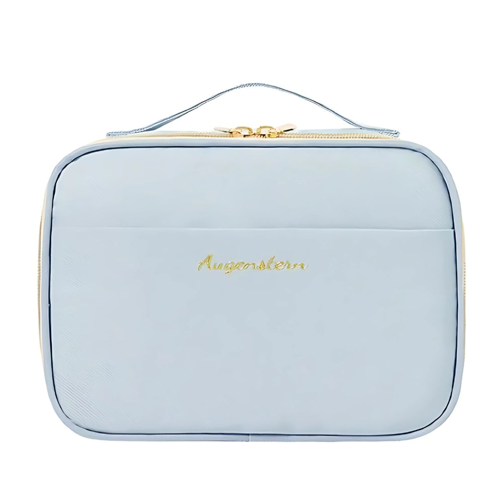 Cosmetiquera Para Dama Organizador Maquillaje Neceser Azul Claro