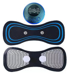 Masajeador De Cuello Espalda Brazos Recargable Color Negro Gimnasia Pasiva Relaja Alivia
