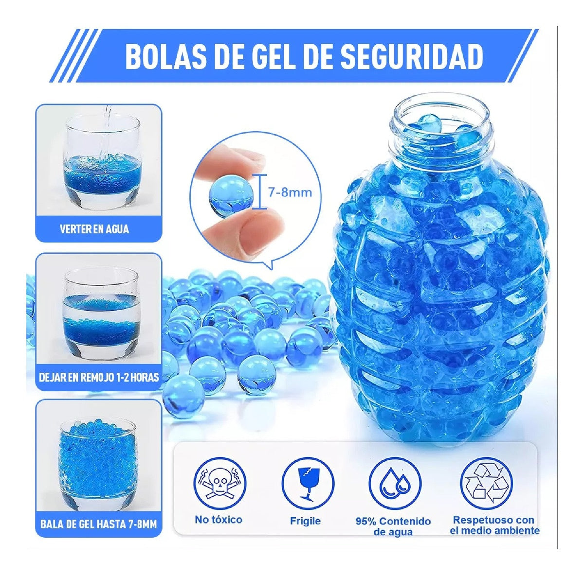 Pistola Juguete De Hidrogel Orbis Recargable Ninos