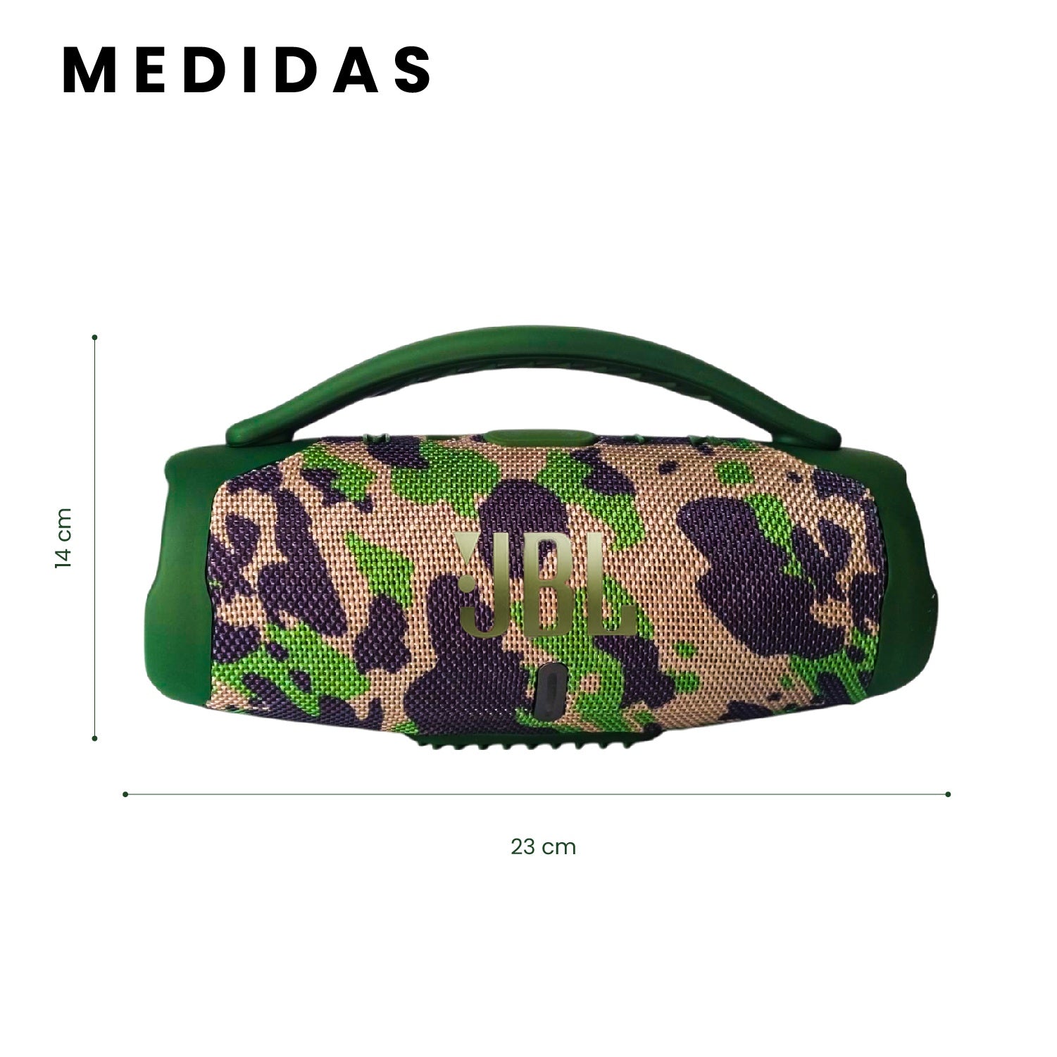 Parlante Mini Boom Box Bluetooth Jbl Inalambrico Camuflado Replic 1.1 Innovo