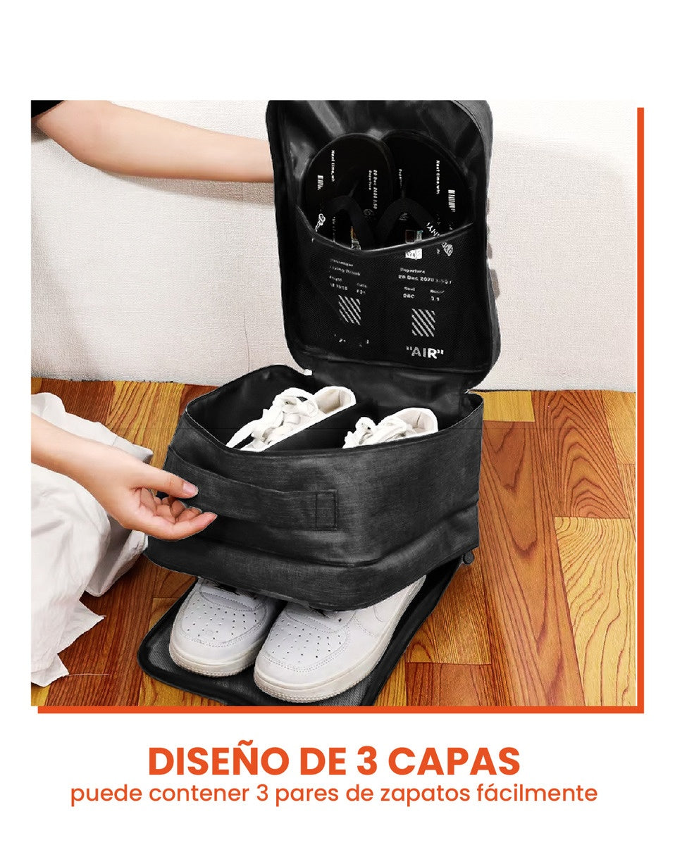 Bolso Organizador Para Maleta Viajera Negro