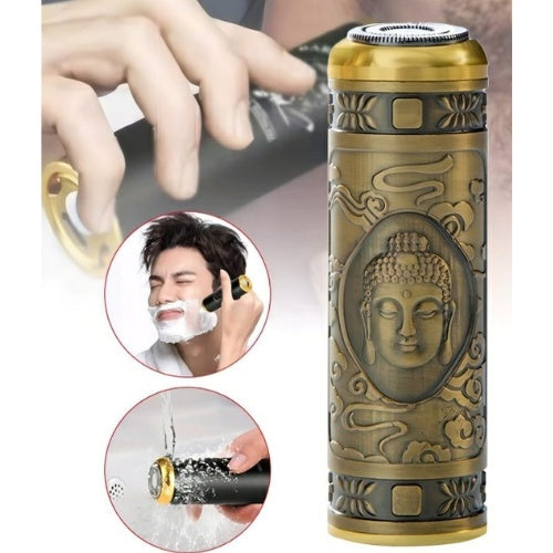 Mini Afeitadora Electrica Portatil De Bolsillo, Color Dorado, 110 V/220 V