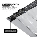 Bolsas De Seguridad Porta Guia Para Mensajeria 19 X 25 Ecommerce Biodegradable