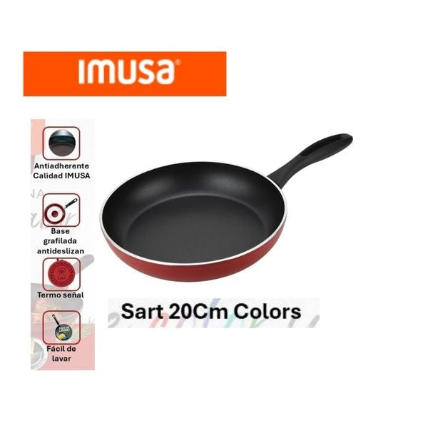 Sarten Imusa Colors 20Cm Antiadherente Cocina Facil Y Duradera