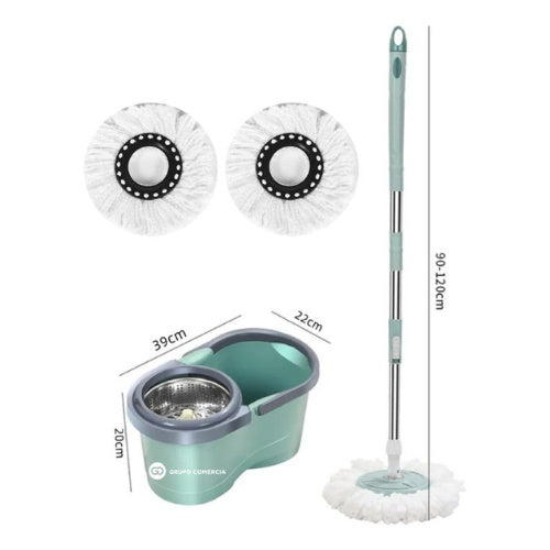 Trapero Con Balde Speed 8 Secado Rapido Moop 360