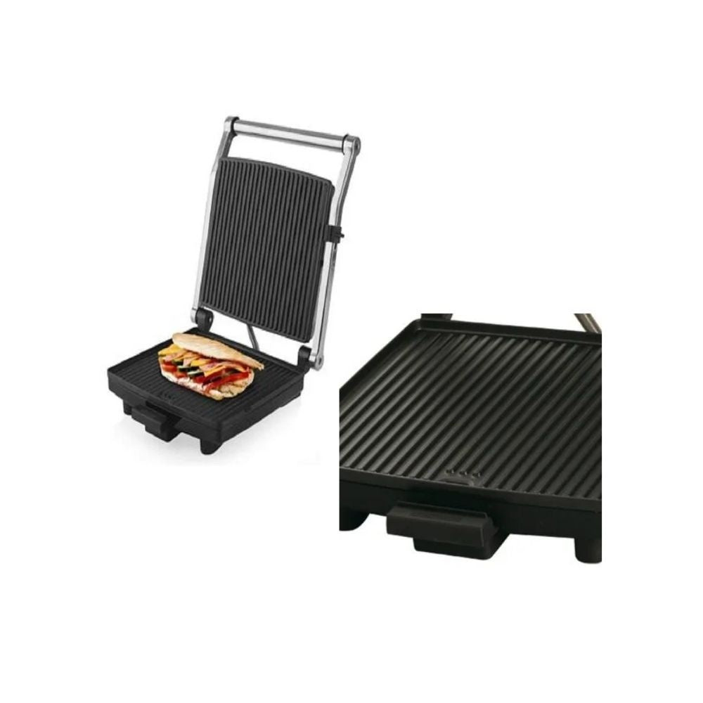 Asador Electrico Kalley 1500W Grill Sandwichera Parrilla Antiadherente