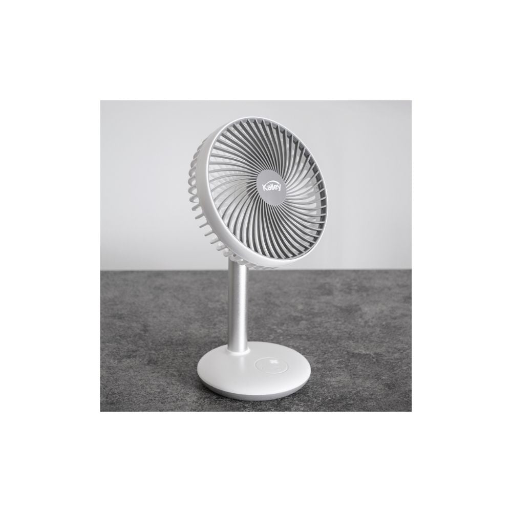 Ventilador Kalley De Mesa 5W 3 Velocidades Silencioso Portatil Usb