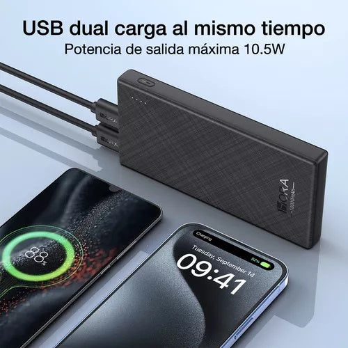 Power Bank Bateria Portatil 10000Mah Bateria 1Hora