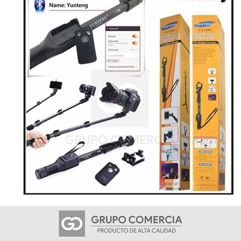 Selfie Stick Bluetooth 1,2M Profesional Para Celular O Camara