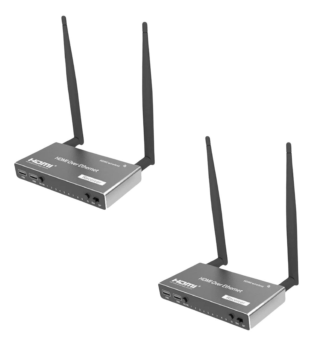 Transmisor Hdmi Inalambrico Receptor Emisor 200 Metros 1 A 4