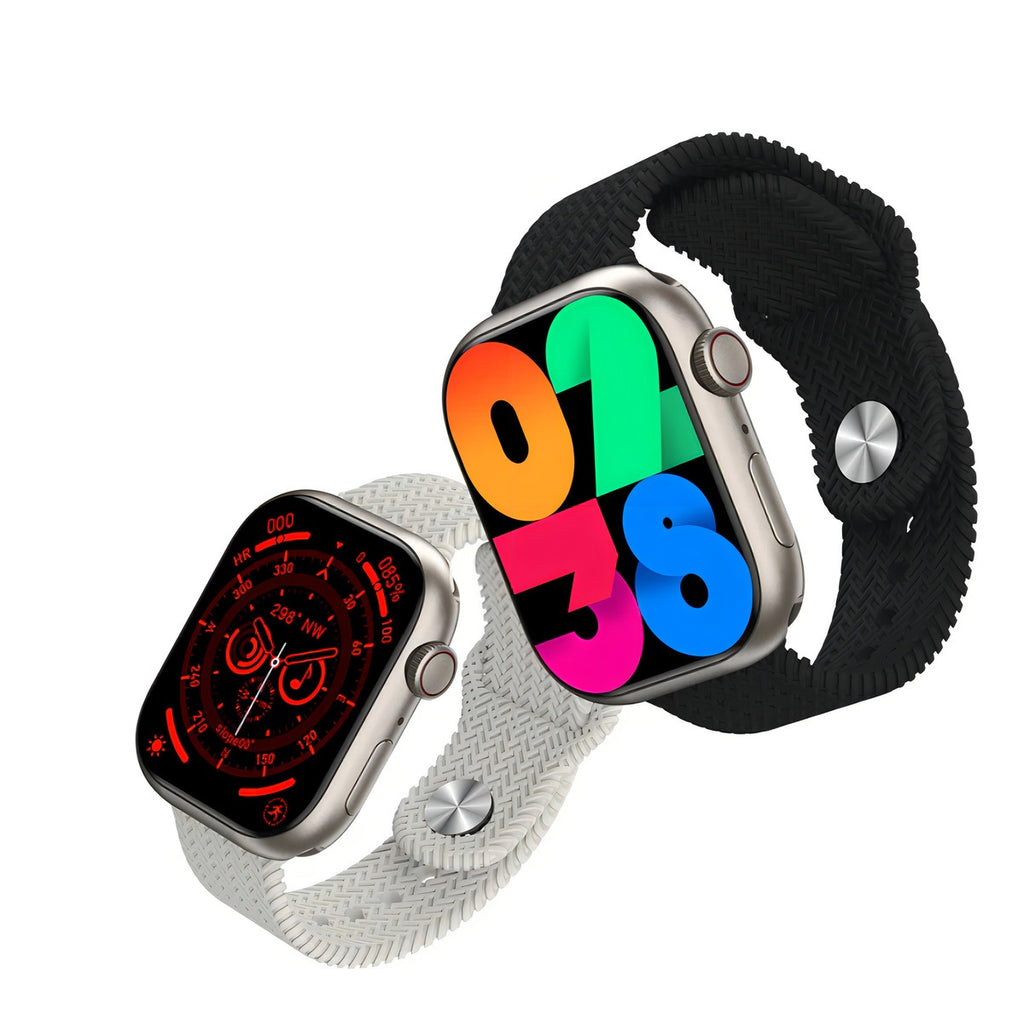 Smartwatch Amoled Plus H9 Mobulaa Banda Color Negro Con Asistente De Voz