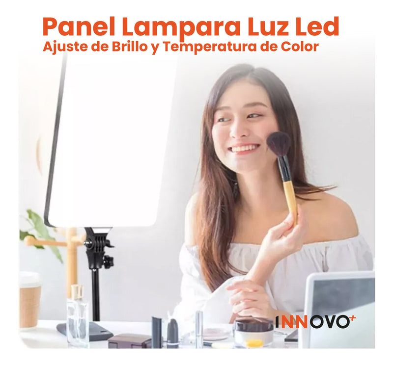 Panel De Luz Profesional 3500W Tripode Control Remoto 3 Tonos Ajustable