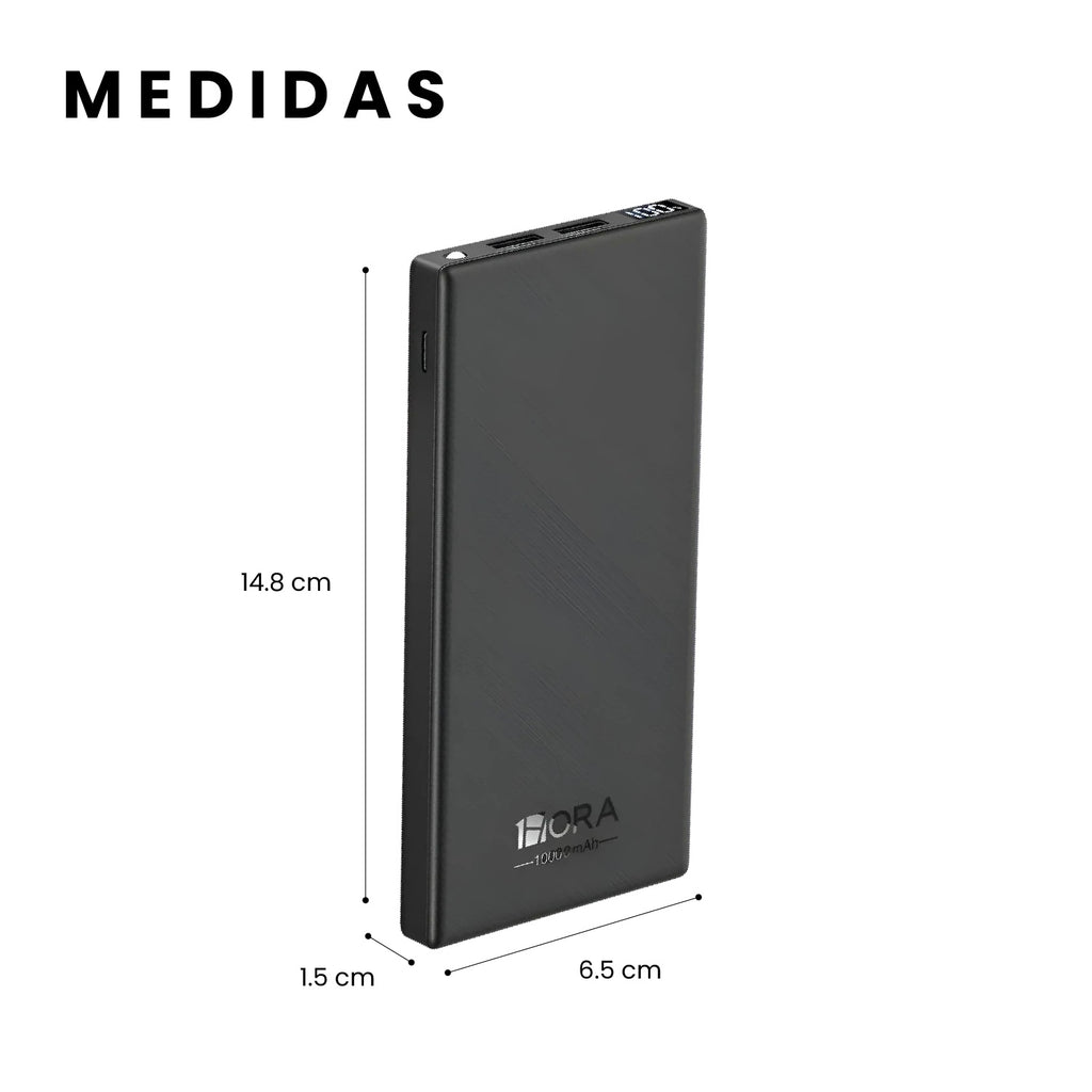 Power Bank 10000Mah + Soporte Celular Plegable Innovo Carga Rapida Led Usb-C