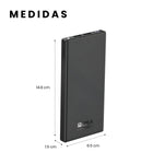 Power Bank 10000Mah + Soporte Celular Plegable Carga Rapida Led Usb-C