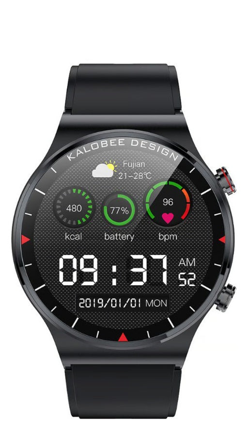 Reloj Smartwatch Mobulaa Deportivo Negro Sk6 Llamadas Notificaciones Innovo Tech