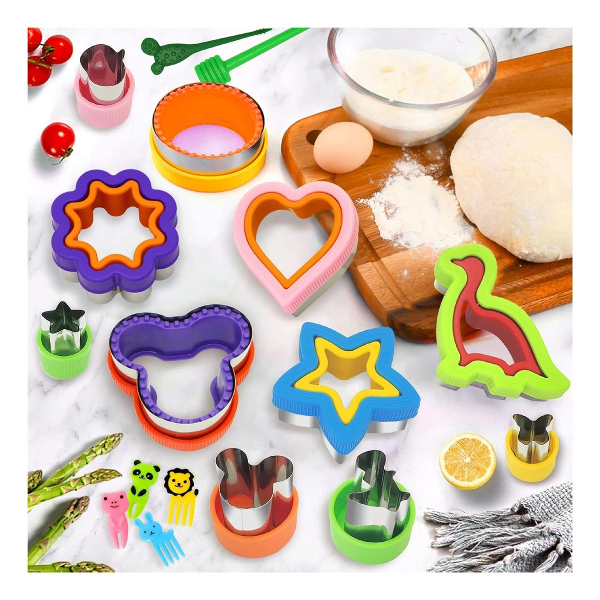 Moldes Para Alimento Divertidos Motivos Para Ninos Set