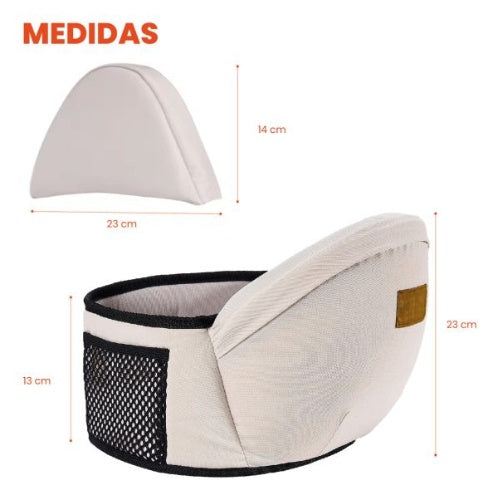 Cargador Canguro De Cintura Ergonomico Para Bebes 0 A 4 Anos