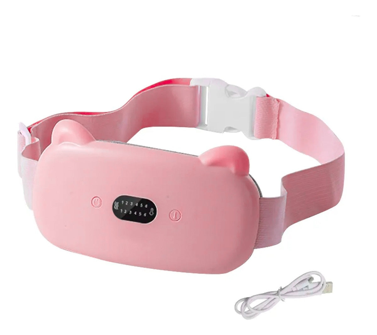 Masajeador Termico Abdominal Alivia Colicos Recargable Dolor Lumbar Innovo