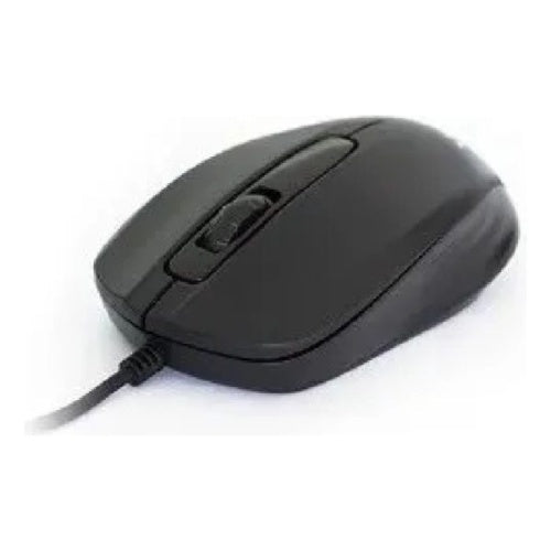 Combo Teclado En Espanol + Mouse Optico De Cable Usb Seisa Mouse Negro Teclado Negro