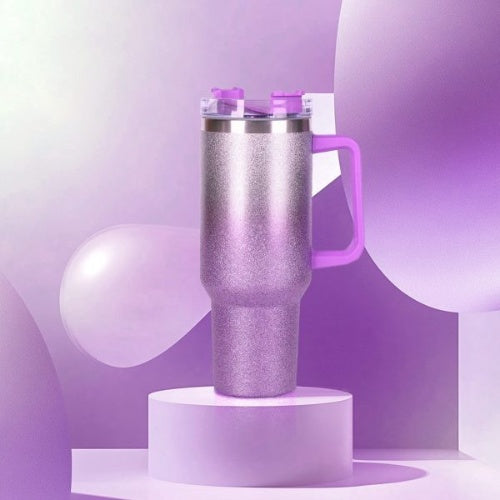 Vaso Termo Acero Inoxidable Diseno Brillantes 1.2 L Pitillo