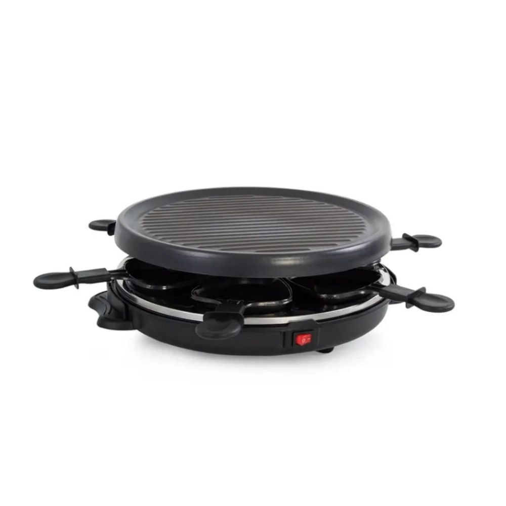 Parrilla Raclette Electrica Kalley 800W Antiadherente 8 Puestos