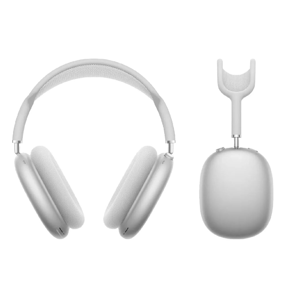 Audifonos Airpods Max 1.1 Replic Magnetica Full Sonido Bluetooth Estuche Blanco