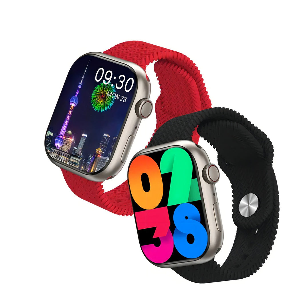 Smartwatch Amoled Plus H9 Mobulaa Banda Color Negro Con Asistente De Voz