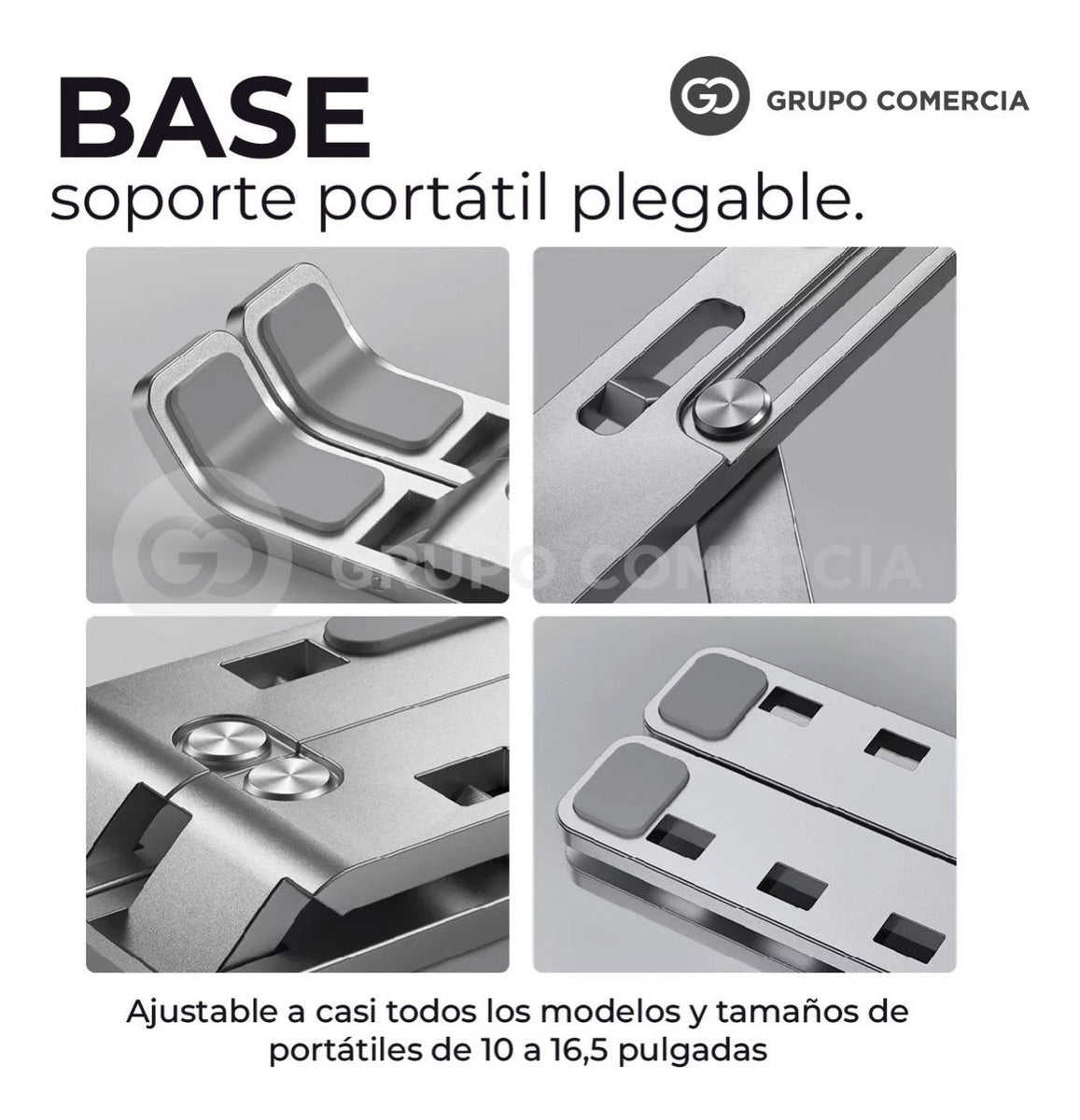Base Soporte Portatil Ergonomica Reclinable 6 Niveles Funda