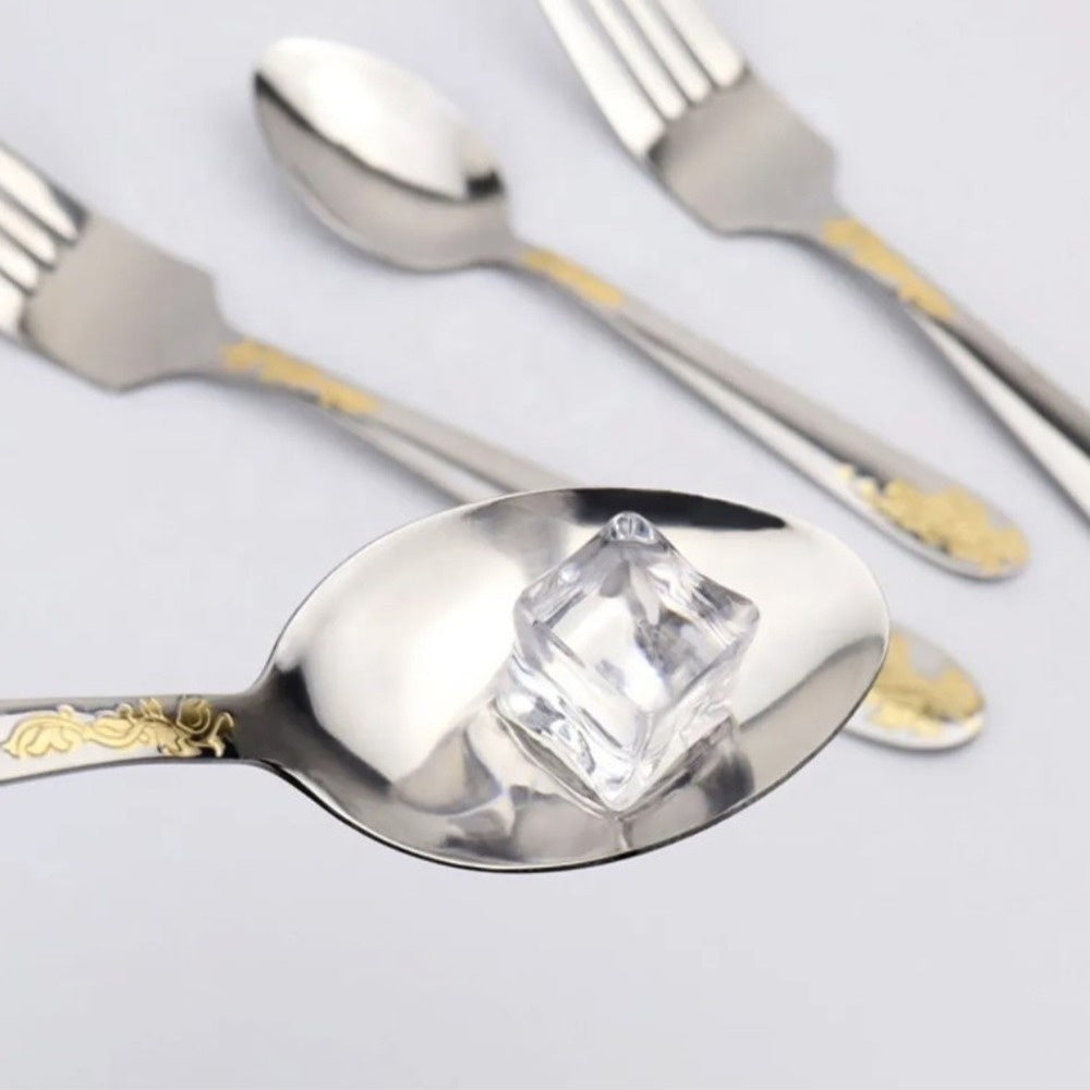 Set De Cubiertos De 24 Piezas Acero Inoxidable Original