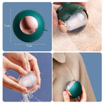 Combo Esfera Rodillo Silicona Quita Pelos + Cepillo Masaje Mascotas Vapor