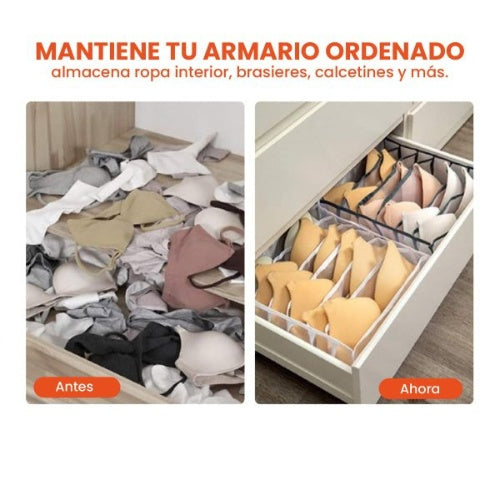 Set De 3 Organizadores De Ropa Organiza Closet