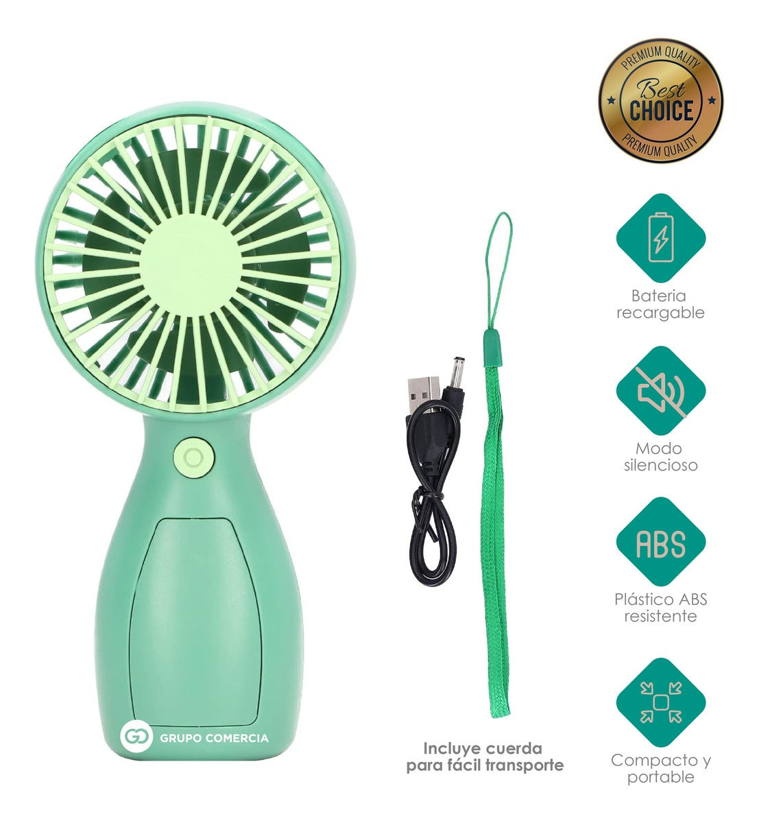 Mini Ventilador Recargable Portatil Fan Cooler