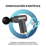 Pistola Masajeadora Recargable Relajante Anti Estres Con Masajeador Manual