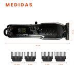 Patillera Recargable Inalambrica Con Guias Diseno Trasparente Ergonomic Clipper