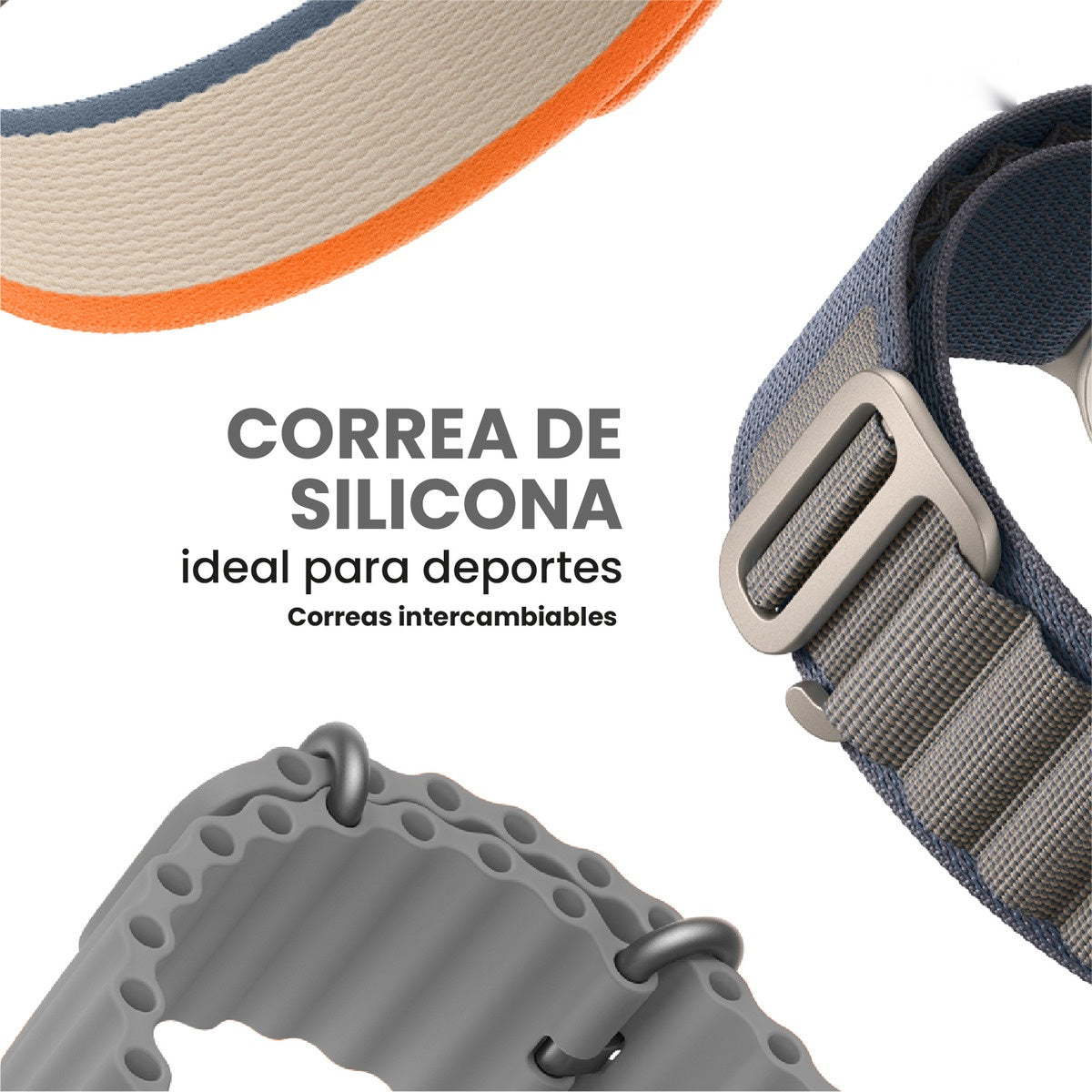 Smartwatch Hk 10 Ultra Amoled Chat Gpt Alta Gama Compatible Con Android Ios Gris Edition