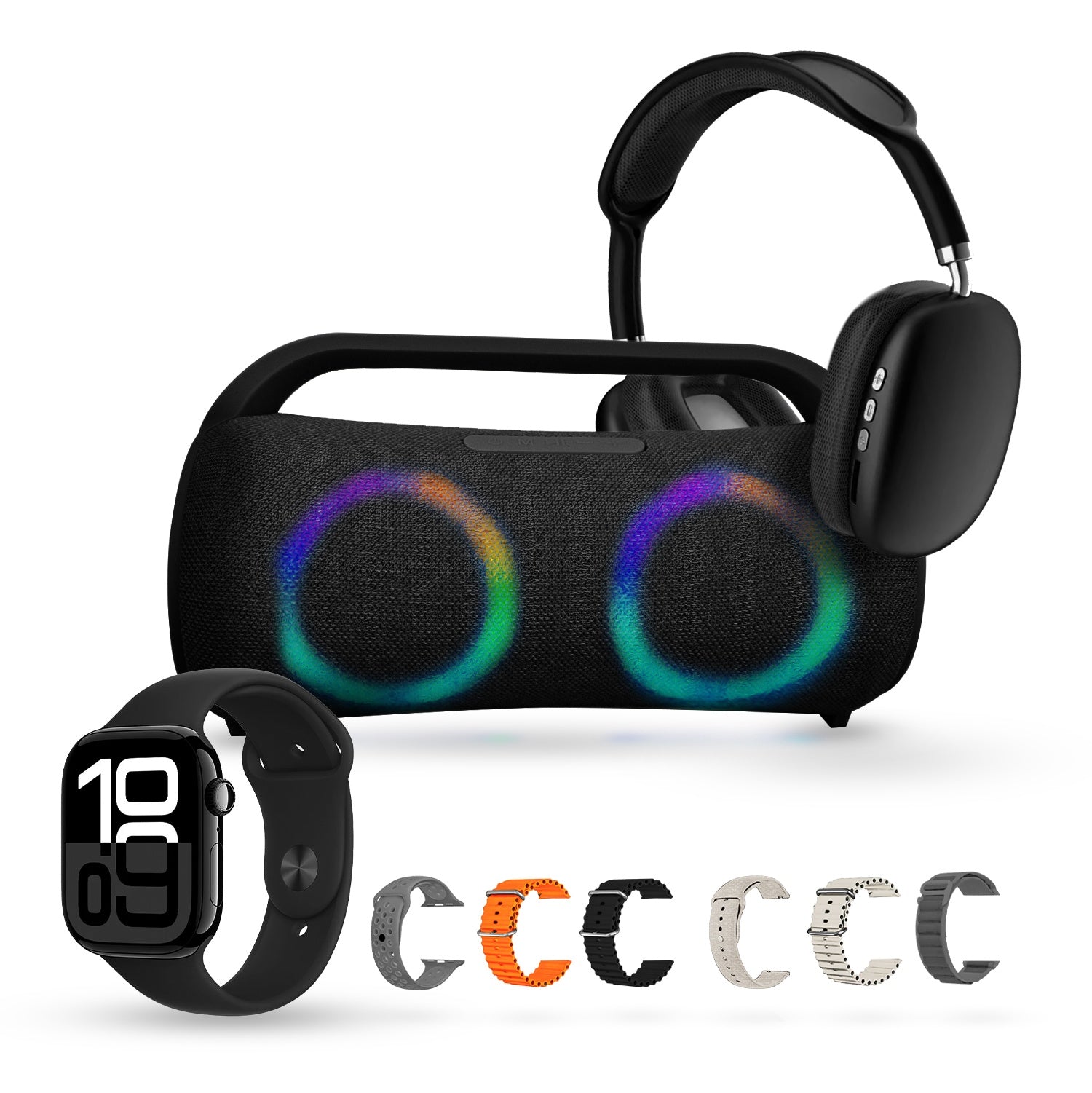 Regalo Perfecto Para Papa Reloj Smartwatch Audifonos Pro Parlante Mega Bass