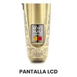 Patillera De Lujo Premium Kemei Pro Con Guias Pantalla Profesional